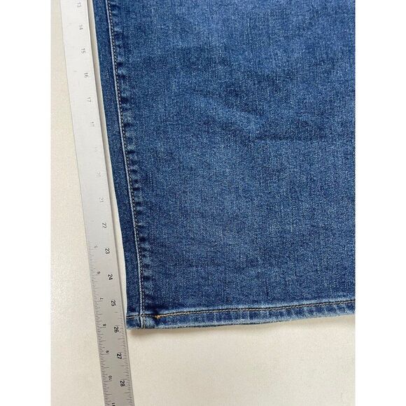 Levi’s Ribcage Straight Ankle Denim Jeans Women Plus Size 24 Blue NWT - Picture 8 of 10